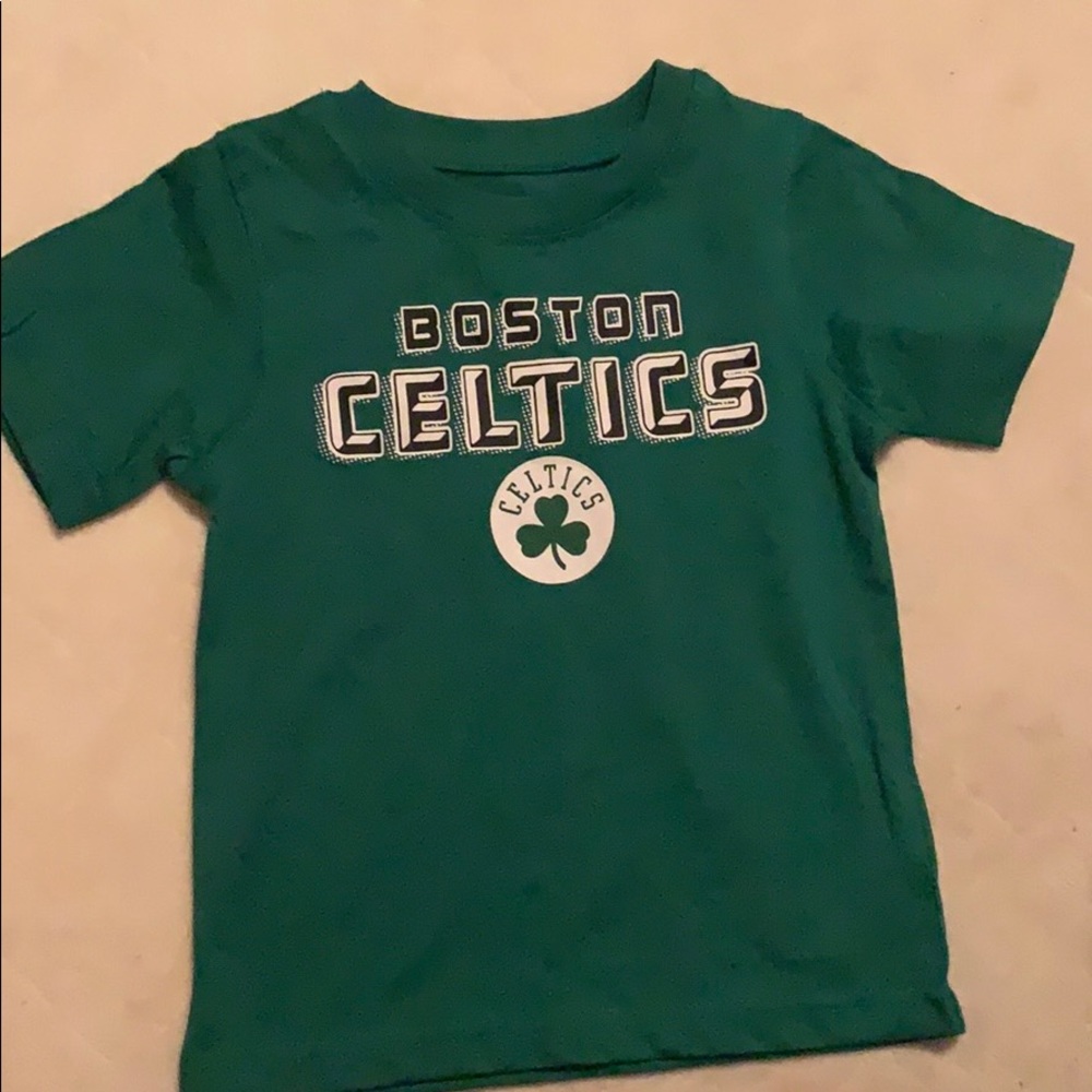 NBA Boston Celtics Green Kids Short Sleeve Tee